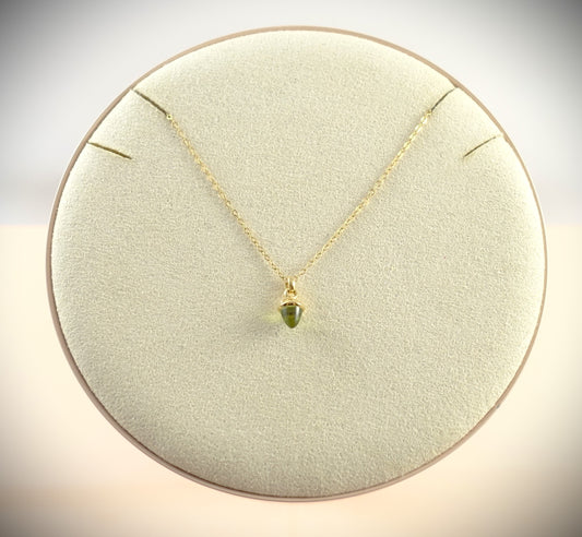 Tamara Comolli myMikado Halskette 750 Gelbgold Peridot Ref. N-MM-Per-yg