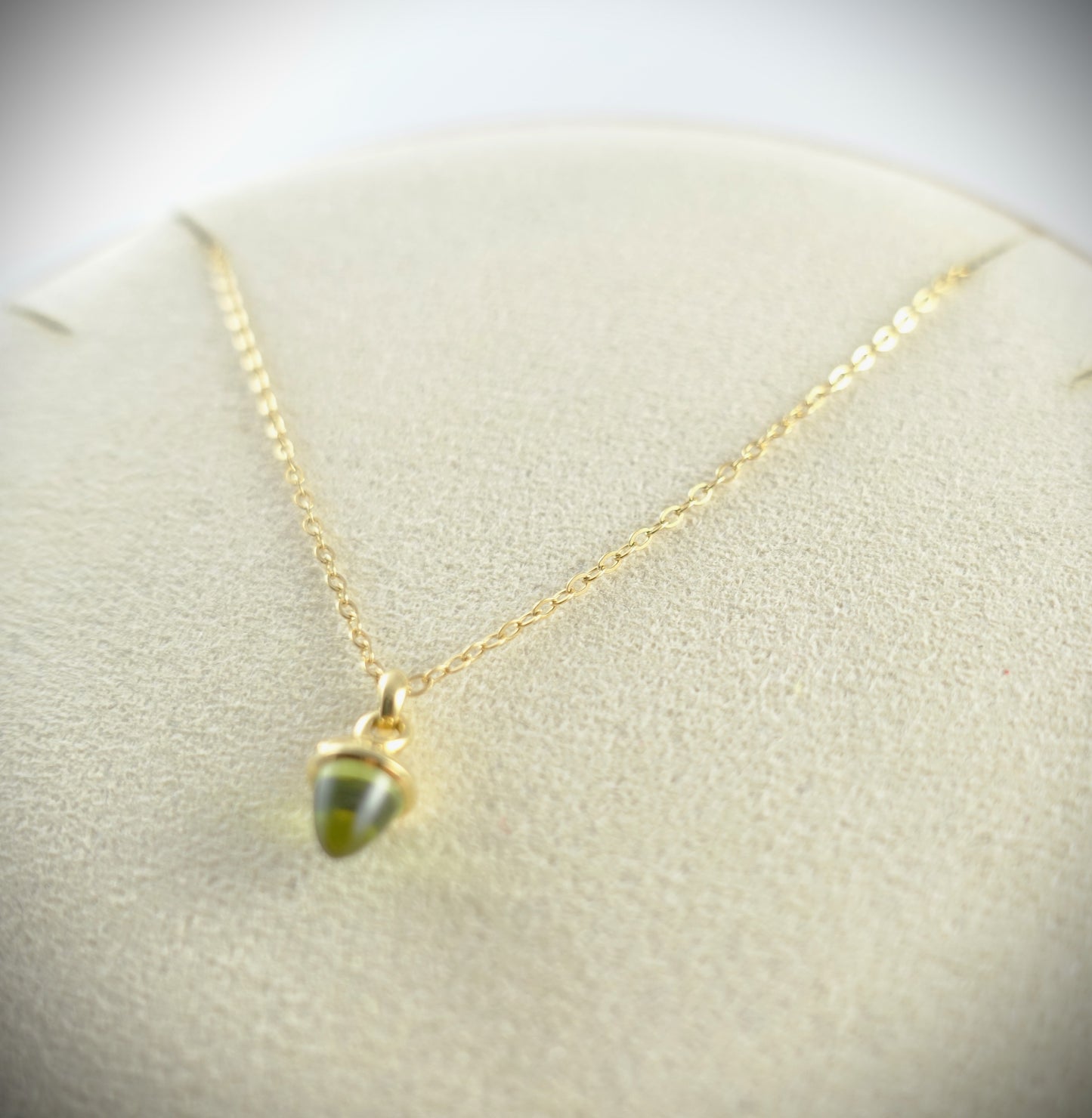 Tamara Comolli myMikado Halskette 750 Gelbgold Peridot Ref. N-MM-Per-yg