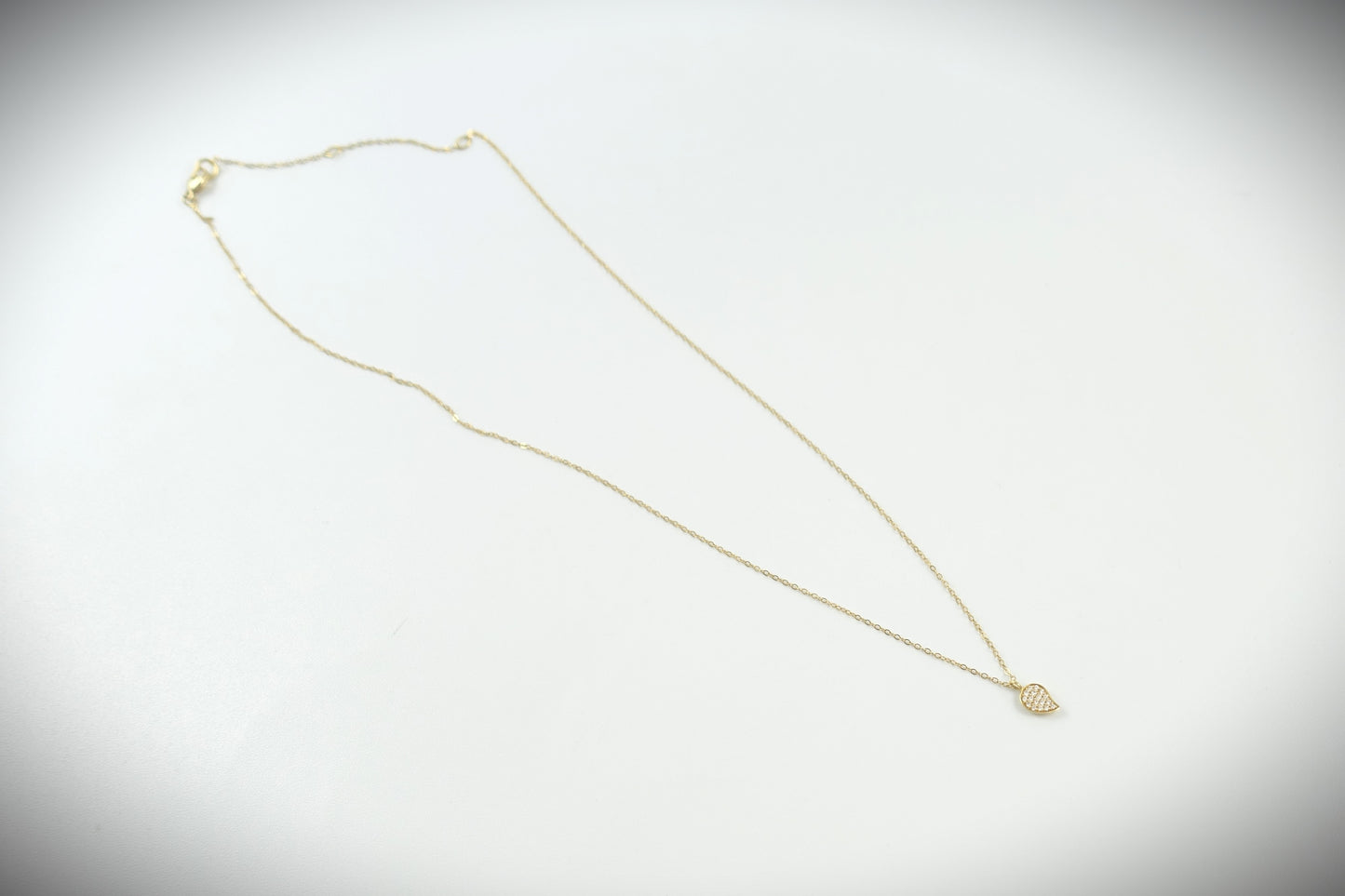 Tamara Comolli Sparkle Drop Halskette 45cm 750 Gelbgold Ref. C-Spa-1-Dr-p-yg-45