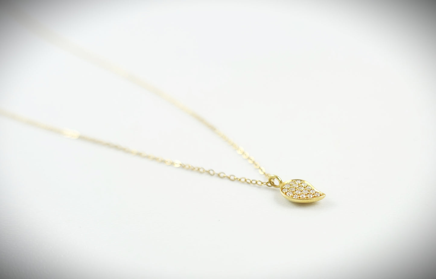 Tamara Comolli Sparkle Drop Halskette 45cm 750 Gelbgold Ref. C-Spa-1-Dr-p-yg-45