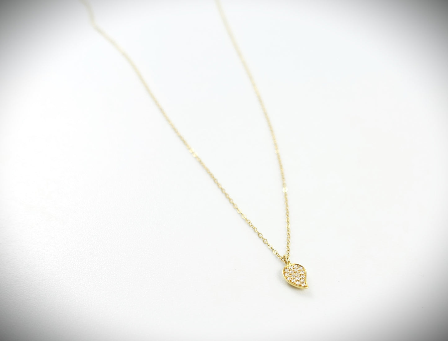 Tamara Comolli Sparkle Drop Halskette 45cm 750 Gelbgold Ref. C-Spa-1-Dr-p-yg-45