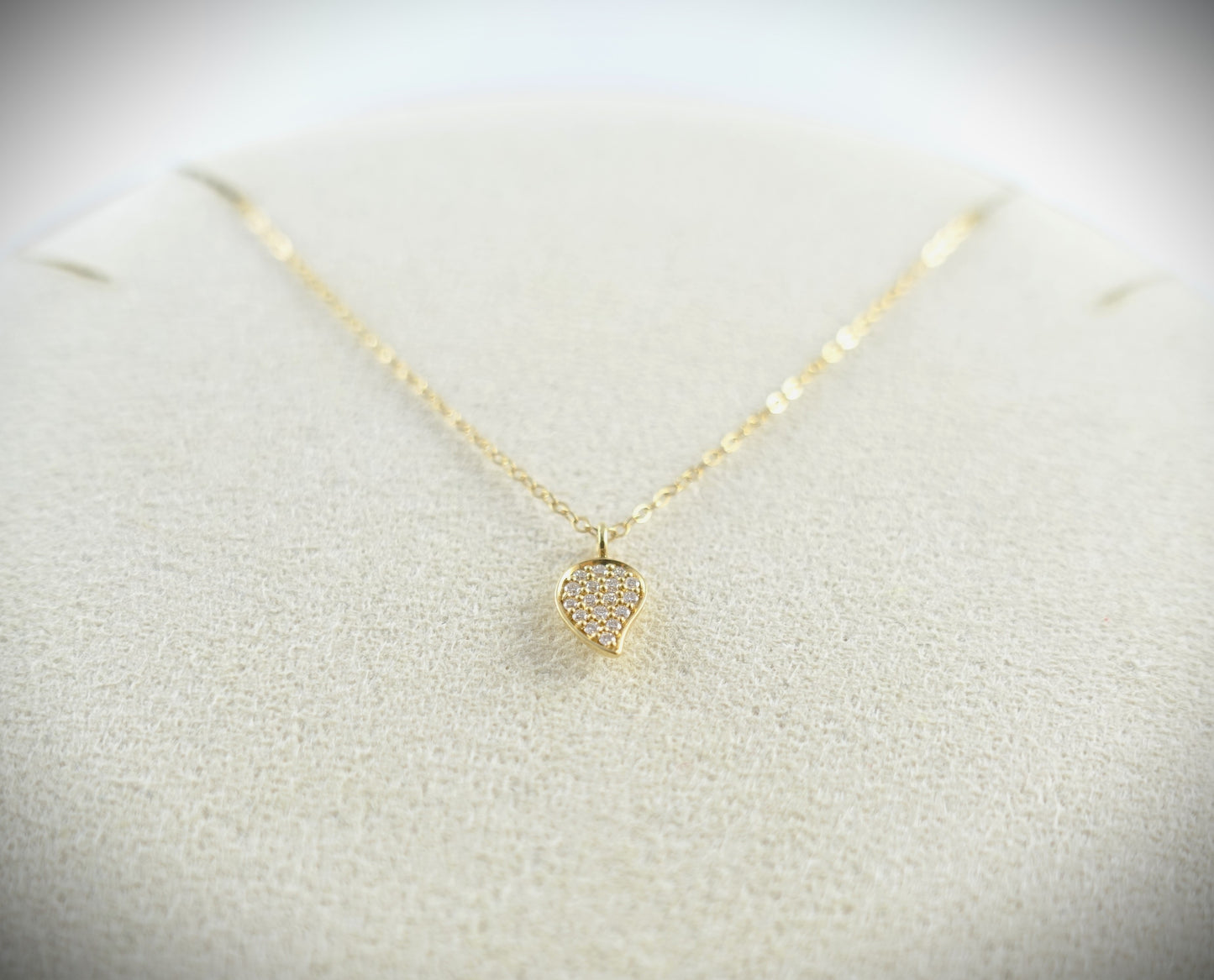 Tamara Comolli Sparkle Drop Halskette 45cm 750 Gelbgold Ref. C-Spa-1-Dr-p-yg-45