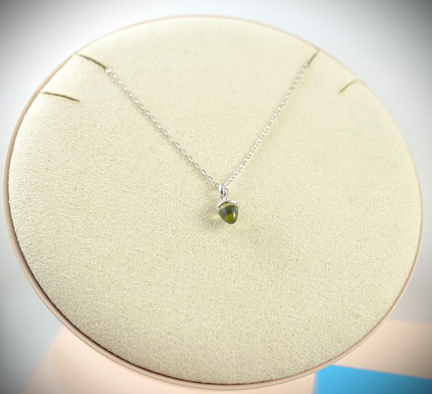 Tamara Comolli myMikado Halskette 750 Weißgold Peridot 1,05ct Ref. N-MM-Per-wg