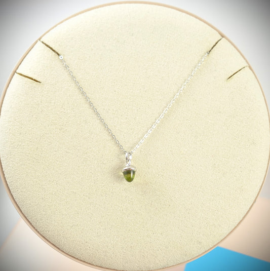 Tamara Comolli myMikado Halskette 750 Weißgold Peridot 1,05ct Ref. N-MM-Per-wg