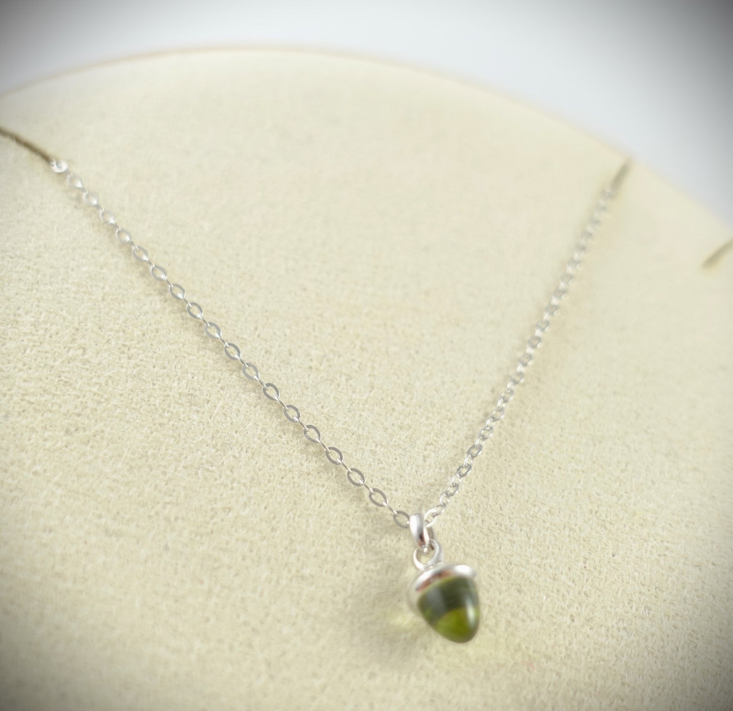 Tamara Comolli myMikado Halskette 750 Weißgold Peridot 1,05ct Ref. N-MM-Per-wg