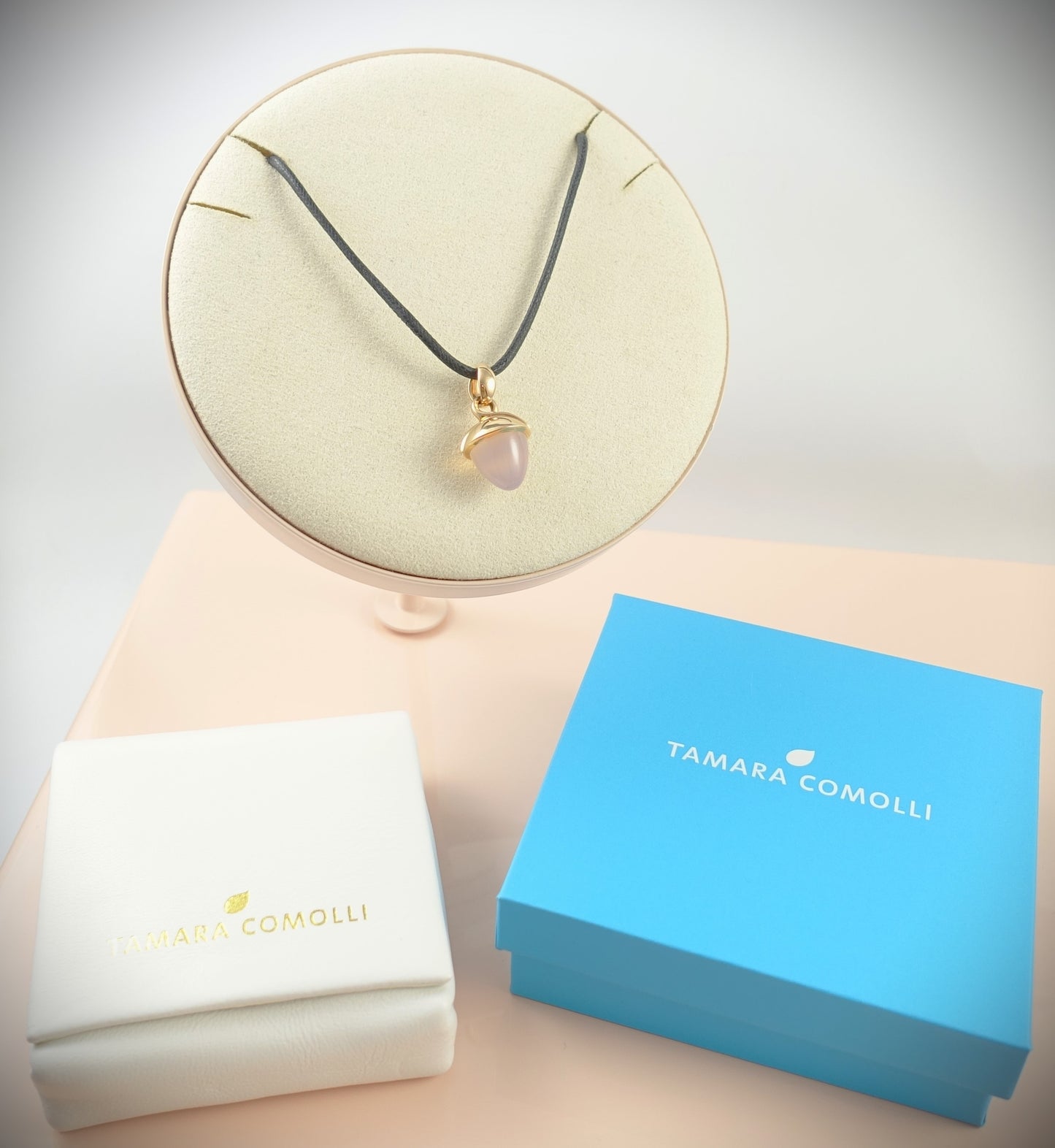Tamara Comolli MIKADO Bouquet Anhänger rosa Chalcedon 8,00ct Ref. P-MB-ChPi-rg