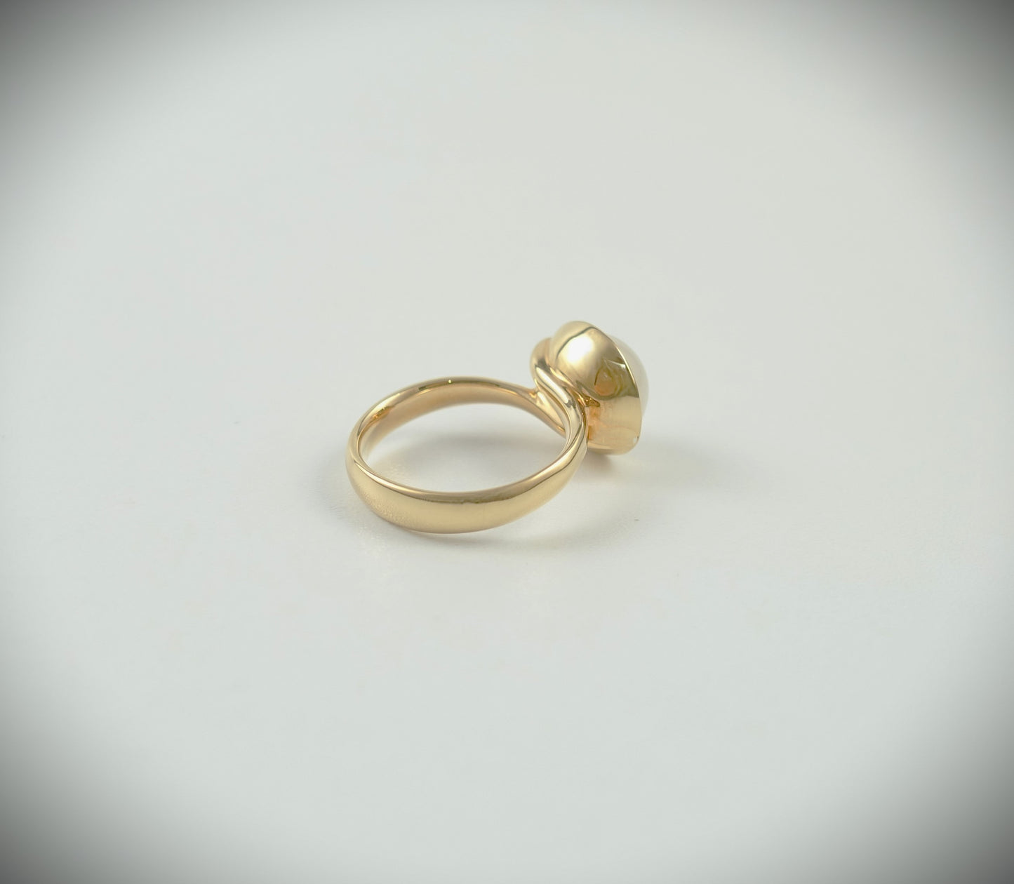 Tamara Comolli BOUTON Ring Large aus 750 Roségold Mondstein Ref. R-BOU-l-MoSa-rg