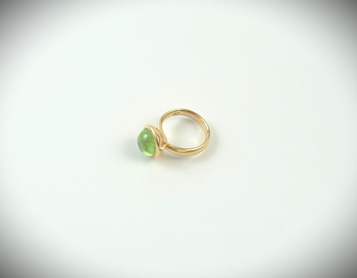Tamara Comolli BOUTON Ring Large mit Peridot 750 Roségold Ref. R-BOU-l-Per-rg