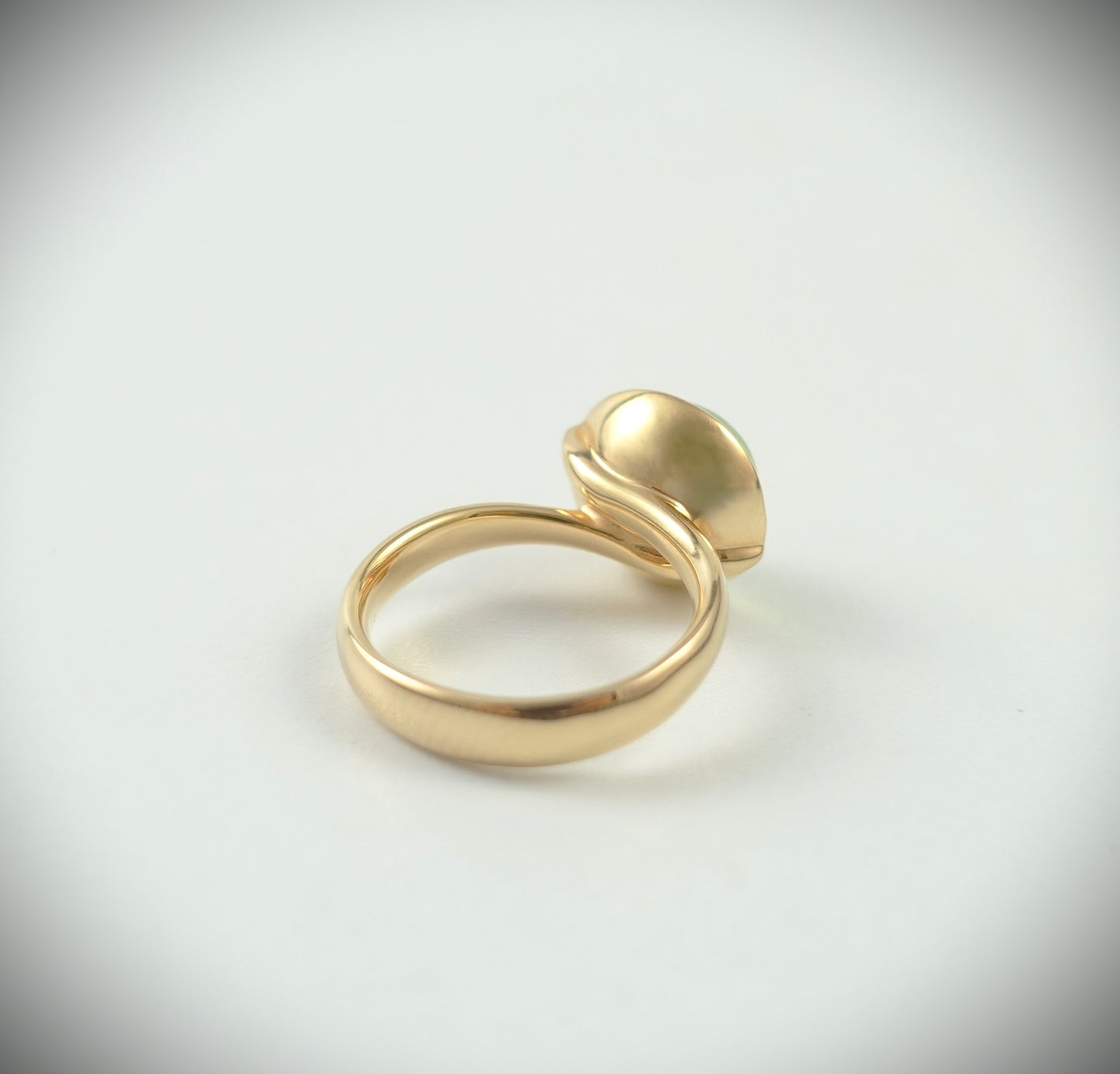 Tamara Comolli BOUTON Ring Large mit Peridot 750 Roségold Ref. R-BOU-l-Per-rg