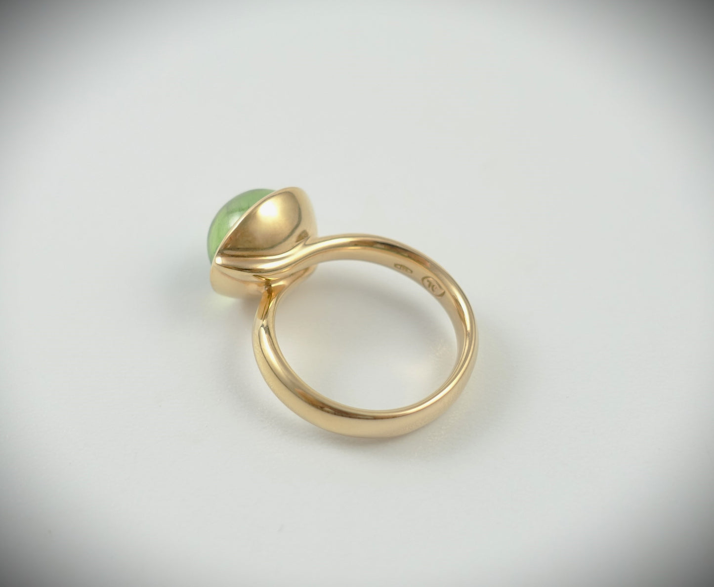 Tamara Comolli BOUTON Ring Large mit Peridot 750 Roségold Ref. R-BOU-l-Per-rg