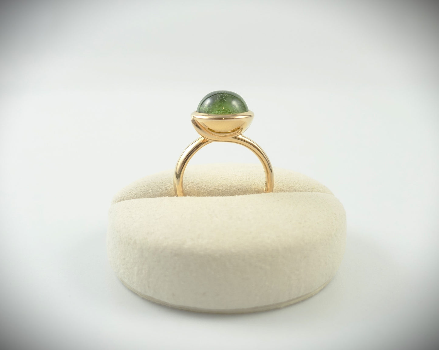 Tamara Comolli BOUTON Ring Large mit Peridot 750 Roségold Ref. R-BOU-l-Per-rg