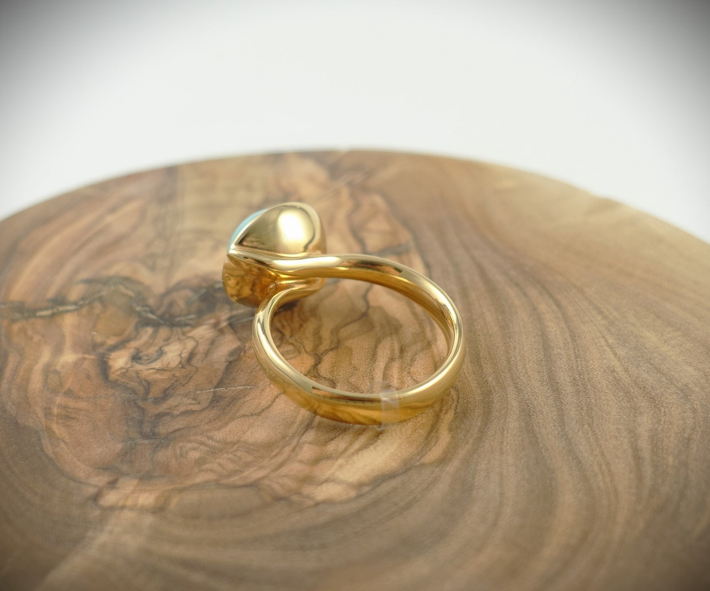 Tamara Comolli BOUTON Ring Large aus 750 Roségold Chalcedon Ref. R-BOU-l-ChAq-rg