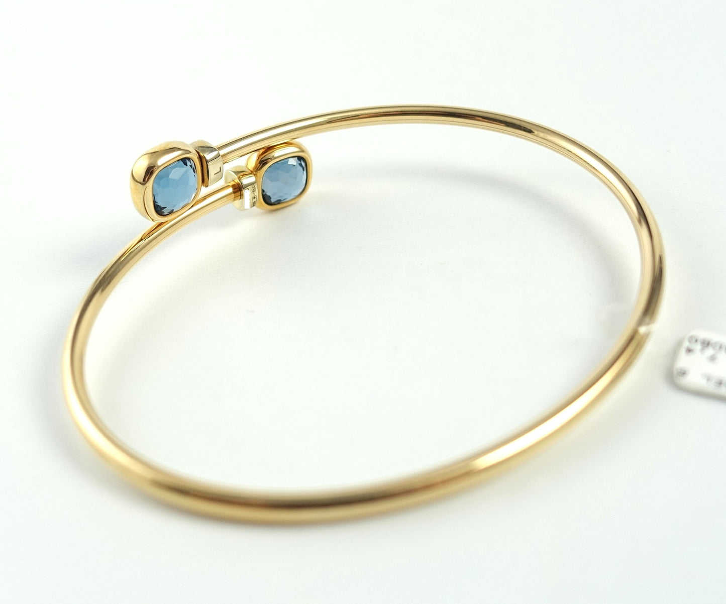 Pomellato Nudo Mini Armreif 750 Roségold London Blue Topas Ref. PBC5020-O6WHR-DB0TL