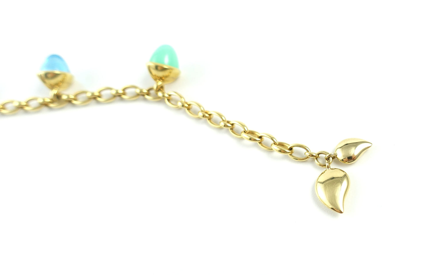 Tamara Comolli MIKADO Flamenco Armband "Lagoon" 18 Karat Gelbgold Ref. B-MFL-Ch-Lag-yg
